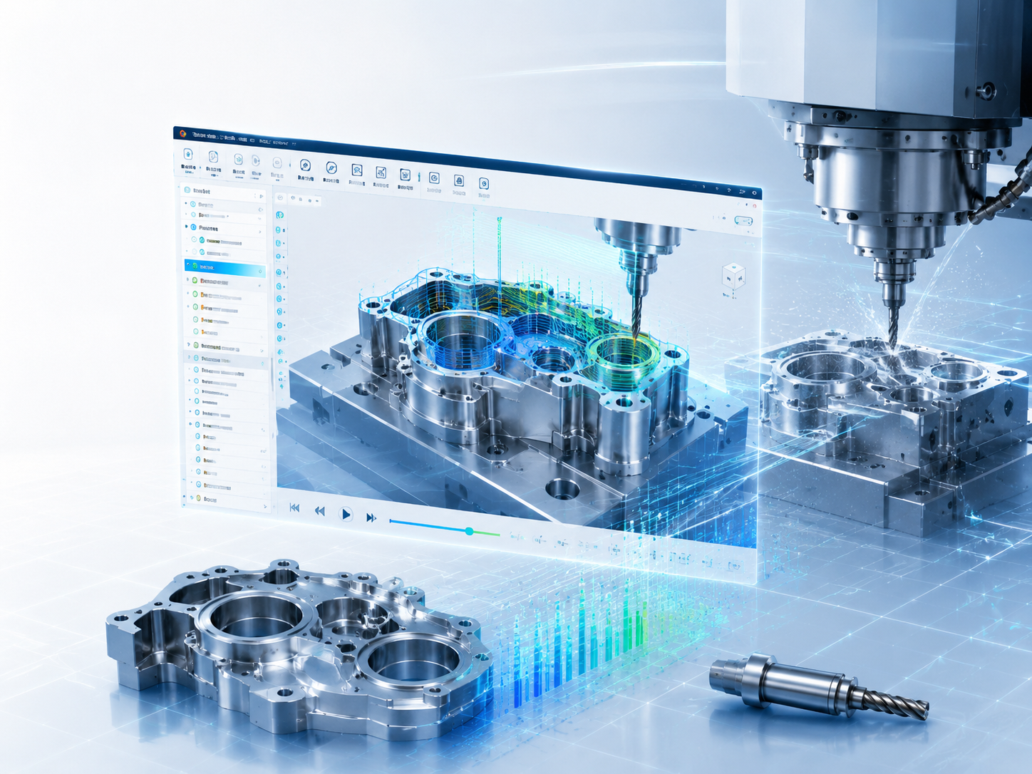 Creo Manufacturing CAM Milling Workflow สำหรับเชื่อมโยงงานออกแบบ CAD ไปสู่กระบวนการผลิตจริง