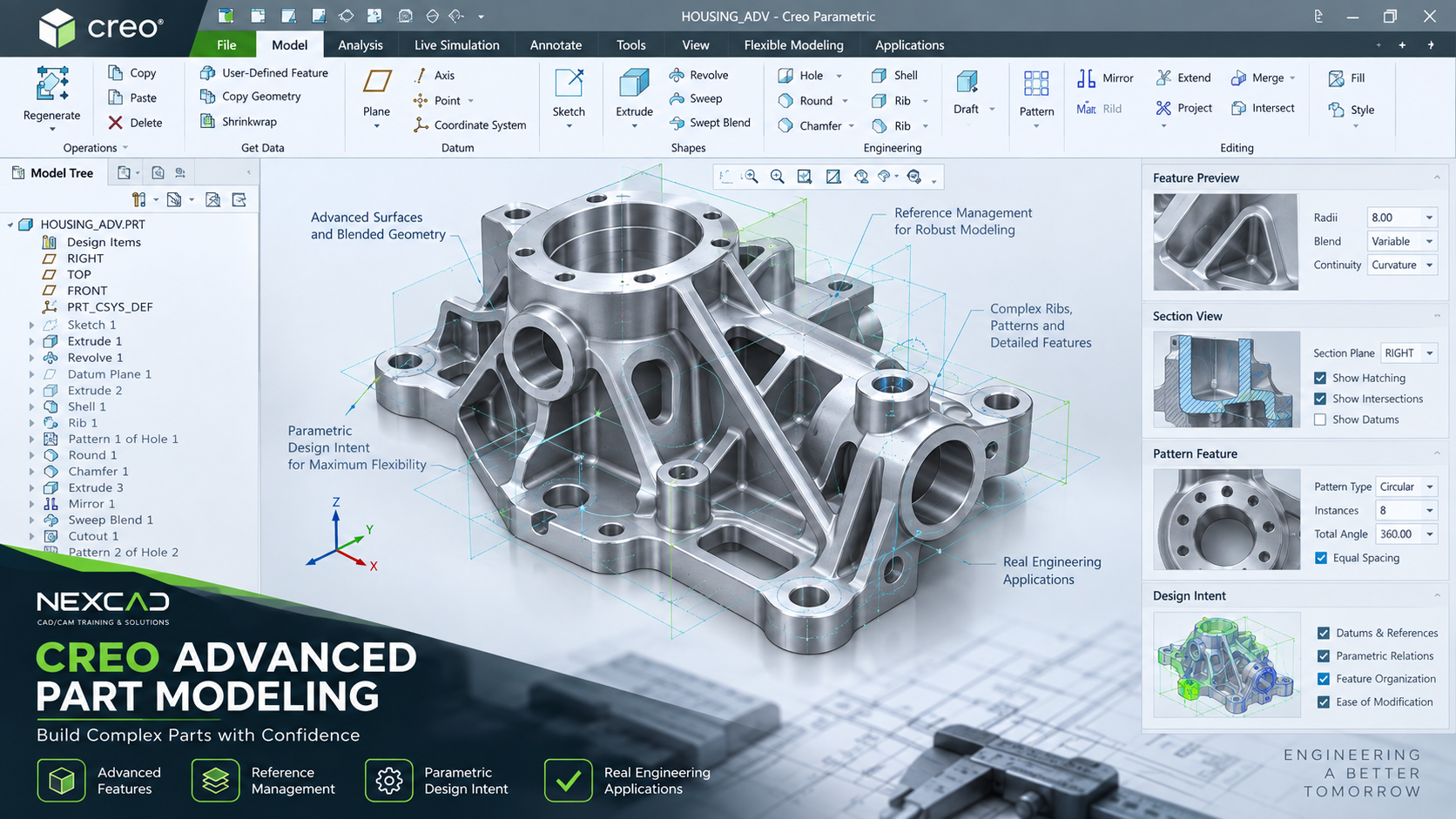 Creo Parametric 3D CAD Modeling สำหรับงานออกแบบผลิตภัณฑ์